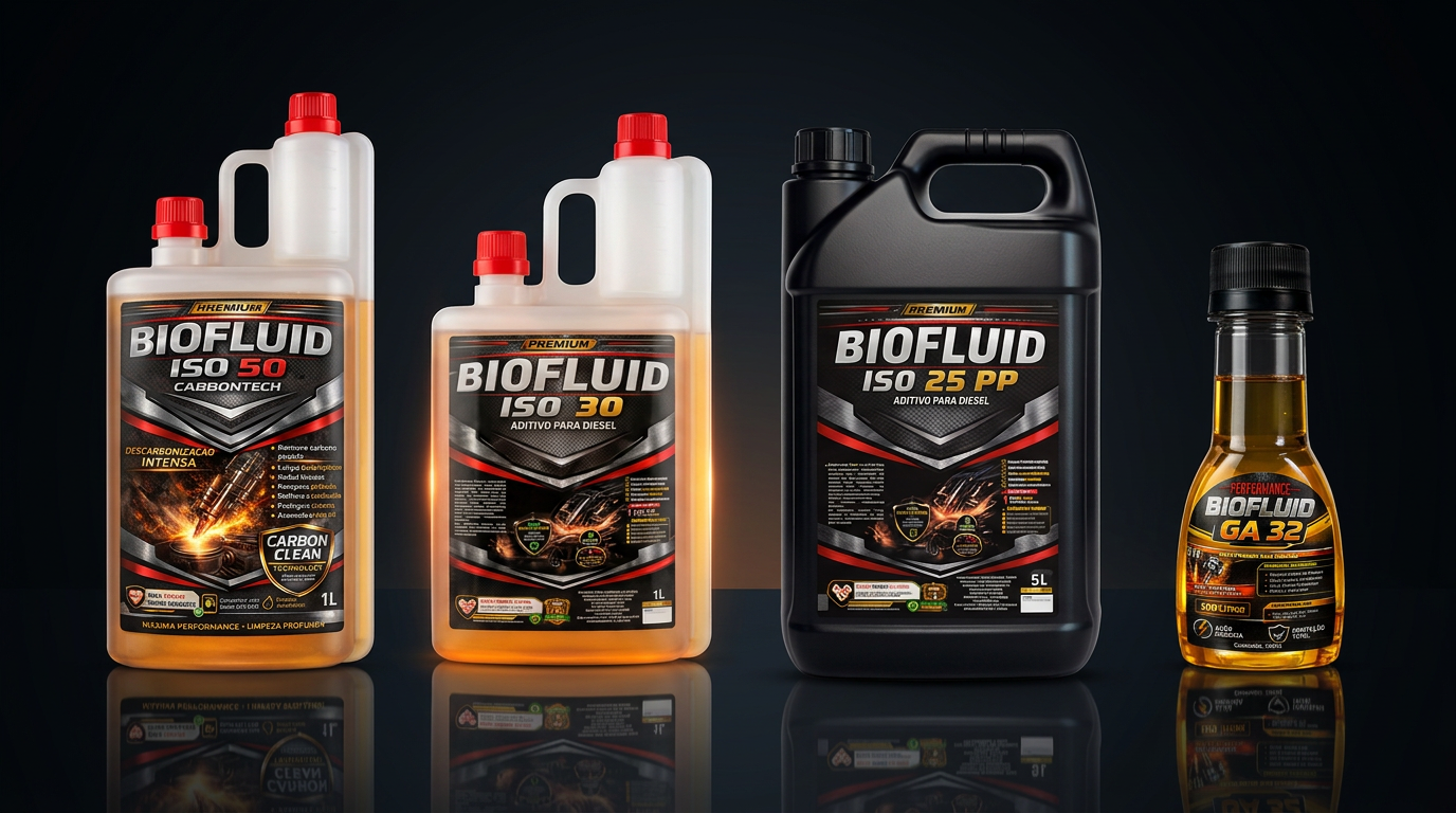 Linha completa de produtos Biofluid